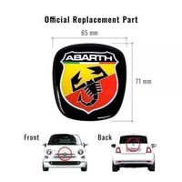 Abarth Ersatzlogo 71x65mm für Fiat 500 (Art. 21548)