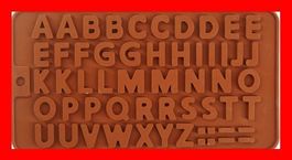 Eiswürfelbehälter ABC Alphabet Silikon Silikonmulde Backen