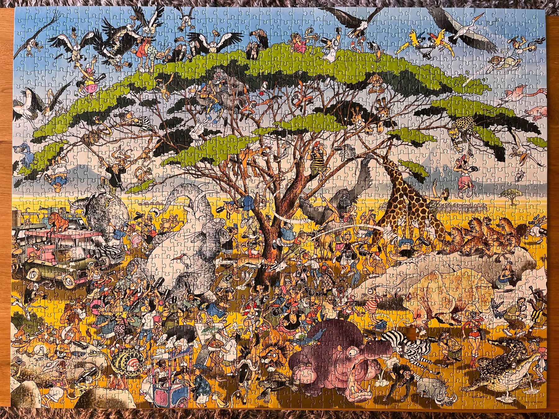Heye Puzzles: Heye Puzzle - Safari - Giuseppe Calligaro – Gebraucht aus Zürich von Gurkis 1