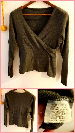 Figurbetonter Pulli & Dekoltee