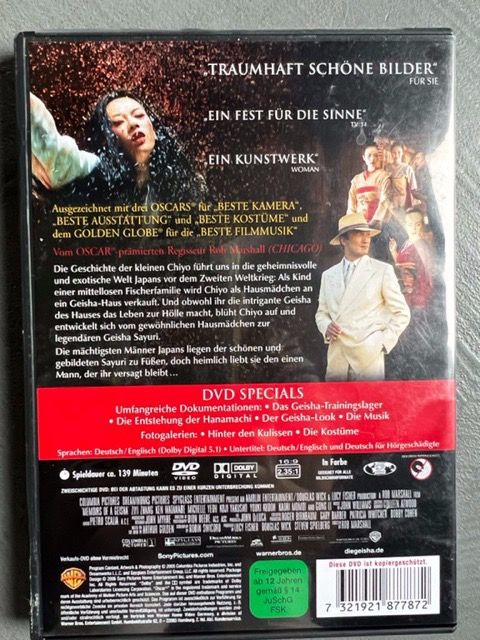 Tutti i DVDs: DVD Die Geisha 3 Oscars – Nuovo (secondo la descrizione) da Kreuzlingen venduto da Muschel64 1