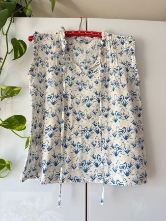 COMPANIA FANTASTICA Top mti Vogel-Print Gr. L