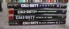 Lot de 4 jeux PS3 Call of Duty - DE