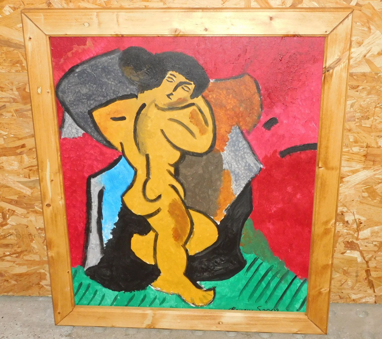 Dipinti: Kunst Gemälde grosses abstraktes Ölgemälde signiert Bild – Usato da Sursee venduto da 76