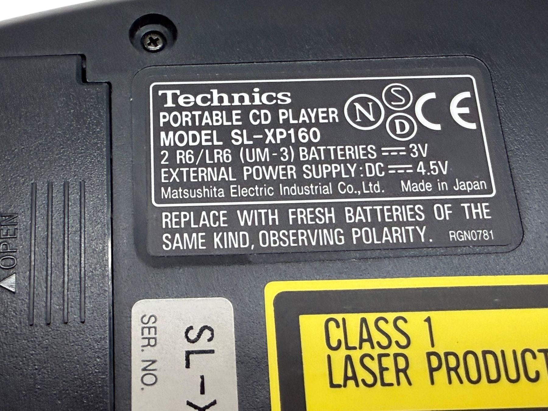 Lettore multimediale portatile: Technics SL-XP160 Lecteur CD portable – Usato da Morges venduto da sauveurdetresors 4