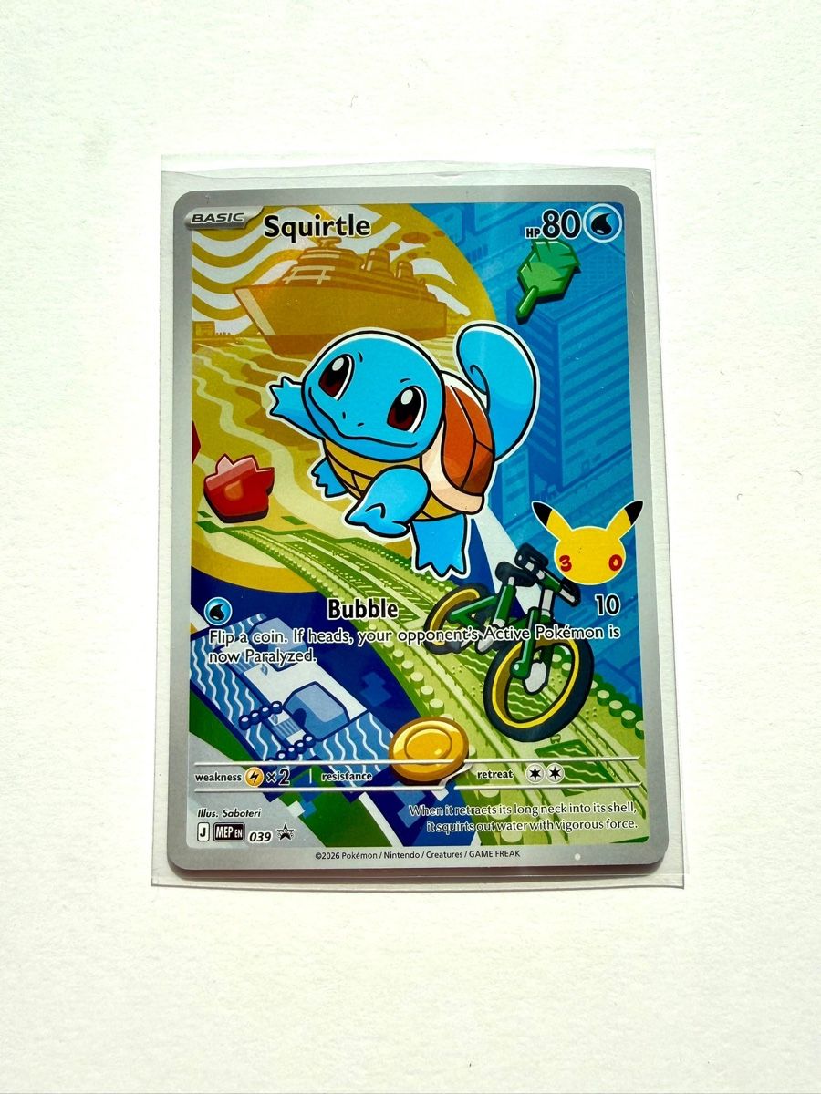 Pokémon Carte collezionabili: Pokémon MEP Squirtle 039 EN – Nuovo (secondo la descrizione) da Läufelfingen venduto da Seraphim13