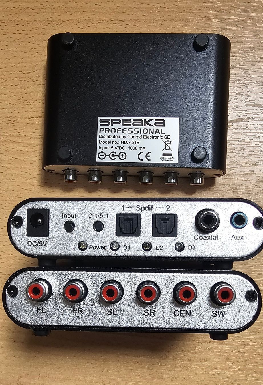 Convertitori: Digital Sound Decoder 5.1 DA-Wandler, 12 Stück – Usato da Birsfelden venduto da missnamrit 1
