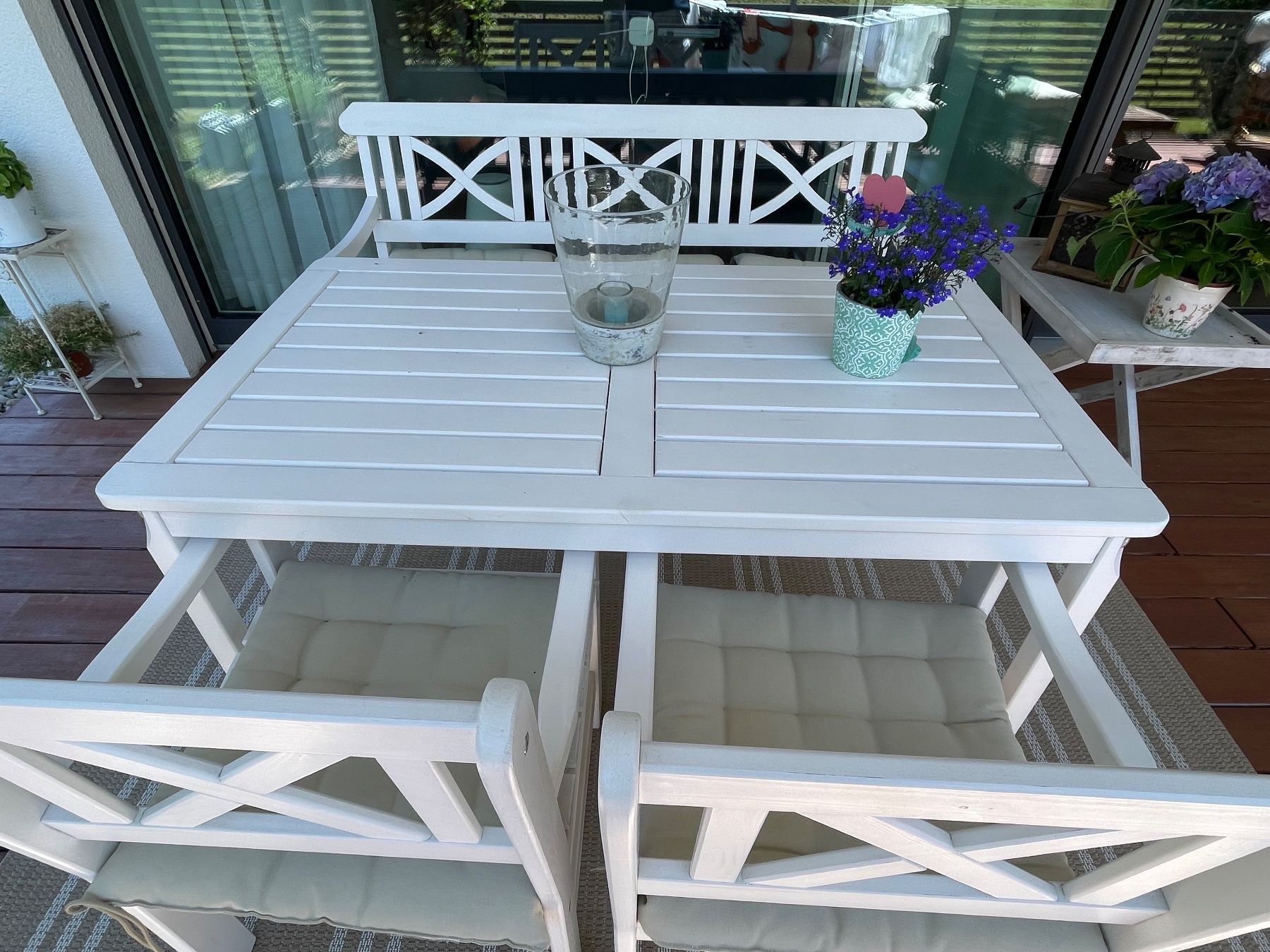 Set de table et chaises: Outdoor Möbel, Tisch mit Stühlen – D'occasion à Neuwilen par bobbel01 1