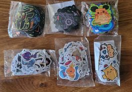 Set adesivi Pokemon vari nuovi 6x pacchetti