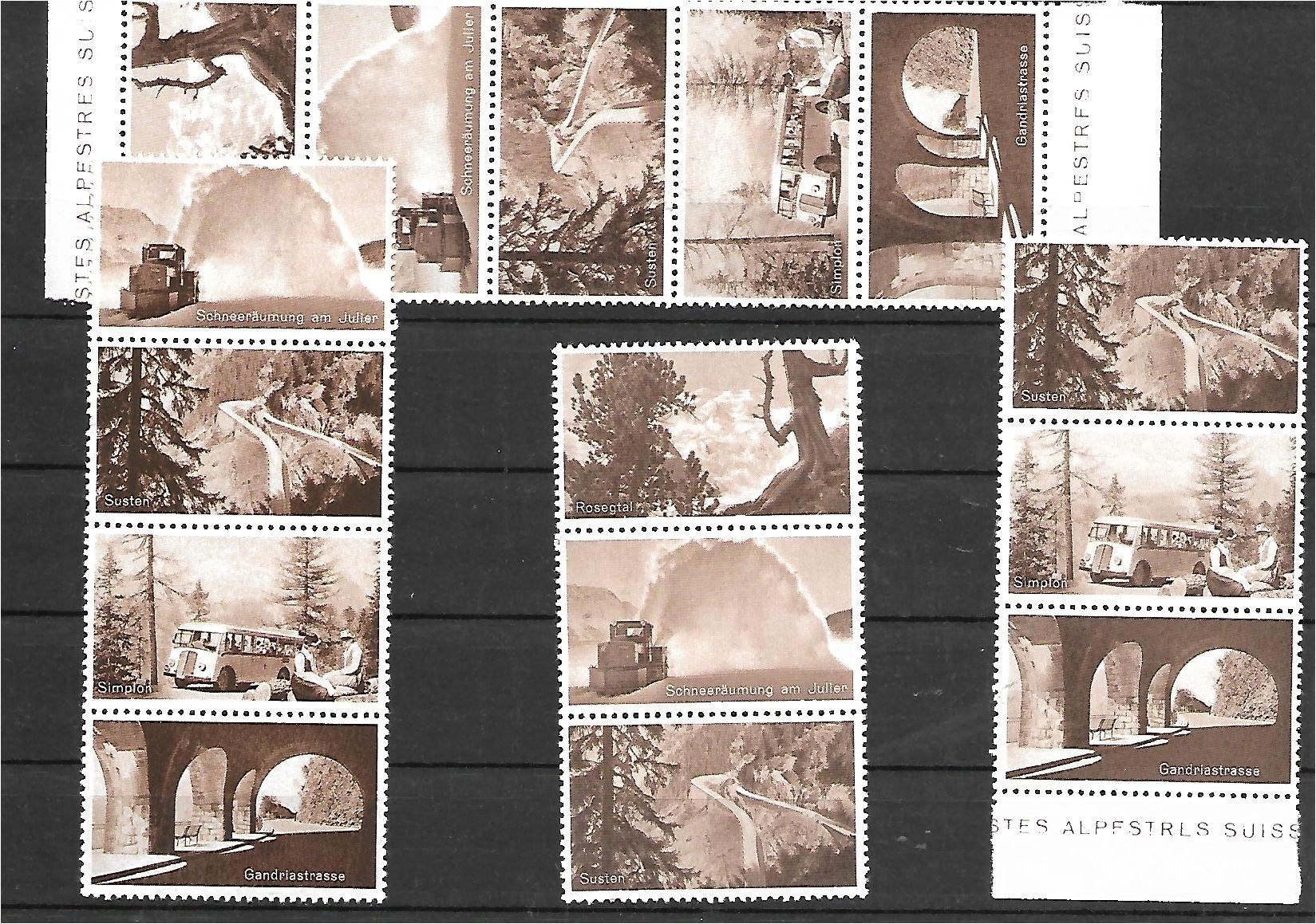 Tutti i francobolli: 1952 : Einmalige Sammlung mit 153 Versuchsdrucken – Nuovo (secondo la descrizione) da Reinach BL venduto da eiche419 7