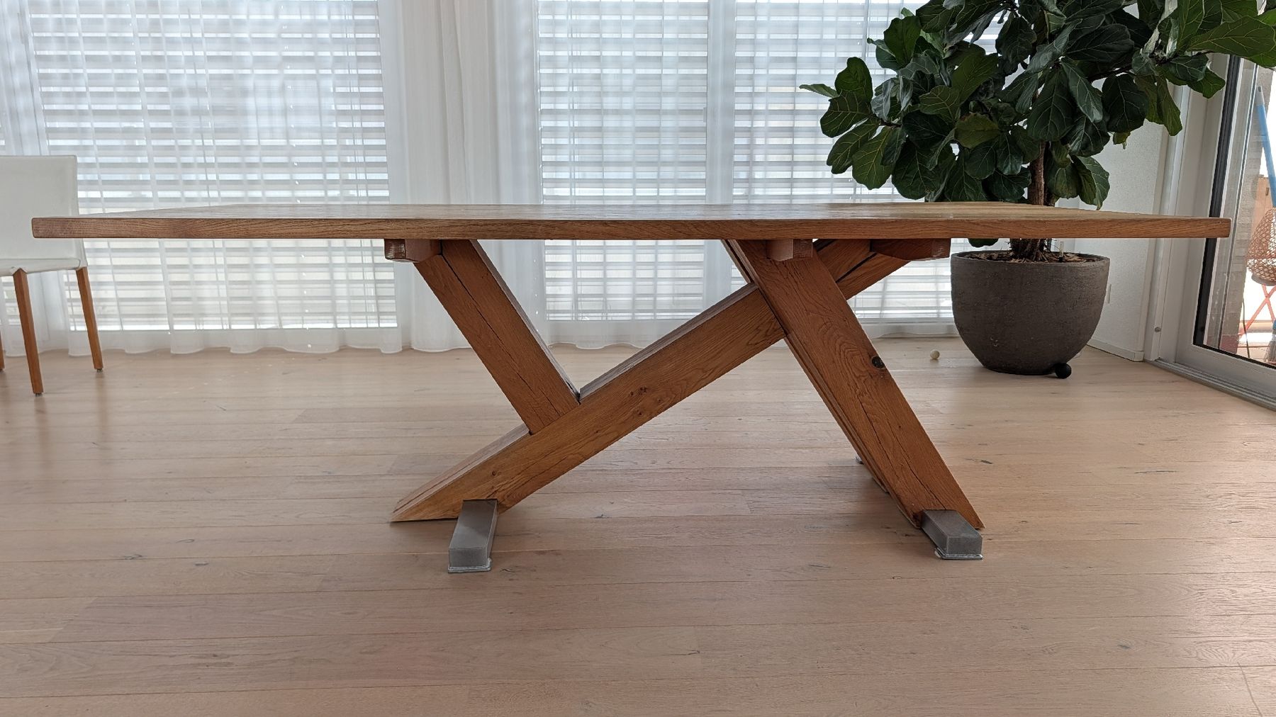 Tische: Massiv Eichenholz Tisch 220x100 – Gebraucht aus Hildisrieden von walter1975 1