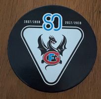 Puck / HC Fribourg-Gotteron / 80 Jahre Jubiläum / Rarität