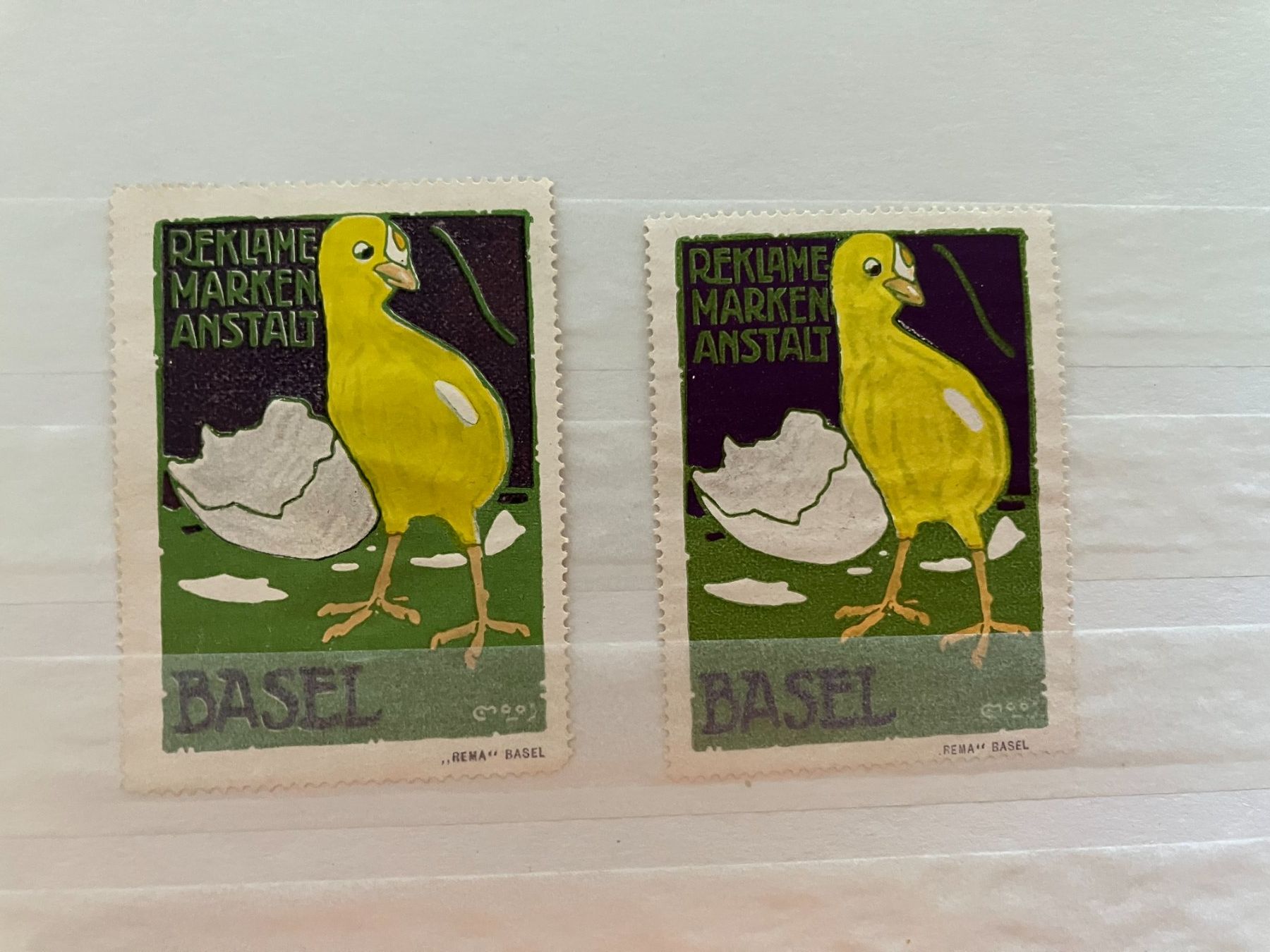 Tous les timbres: Vignetten Briefmarken Poster Stamp – D'occasion à Menzingen par Wlukas