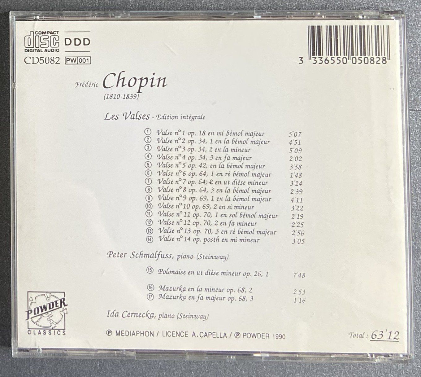 CDs: 2 Klassik CD Frederic Chopin – D'occasion à Böckten par Hansi36 5