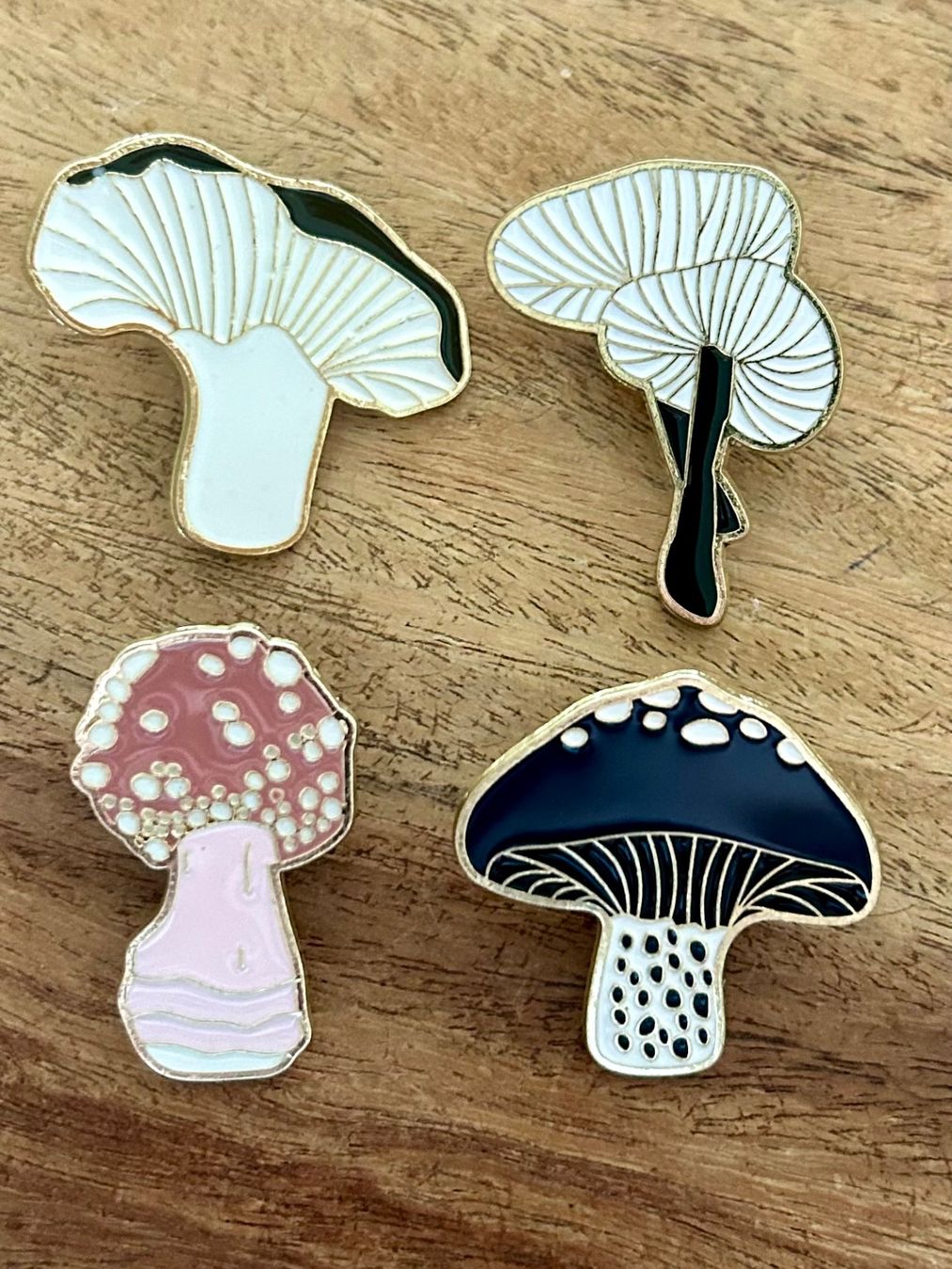 Plaketten & Abzeichen: 4x Pin Pilz – Neu und originalverpackt aus Geneve von vane267