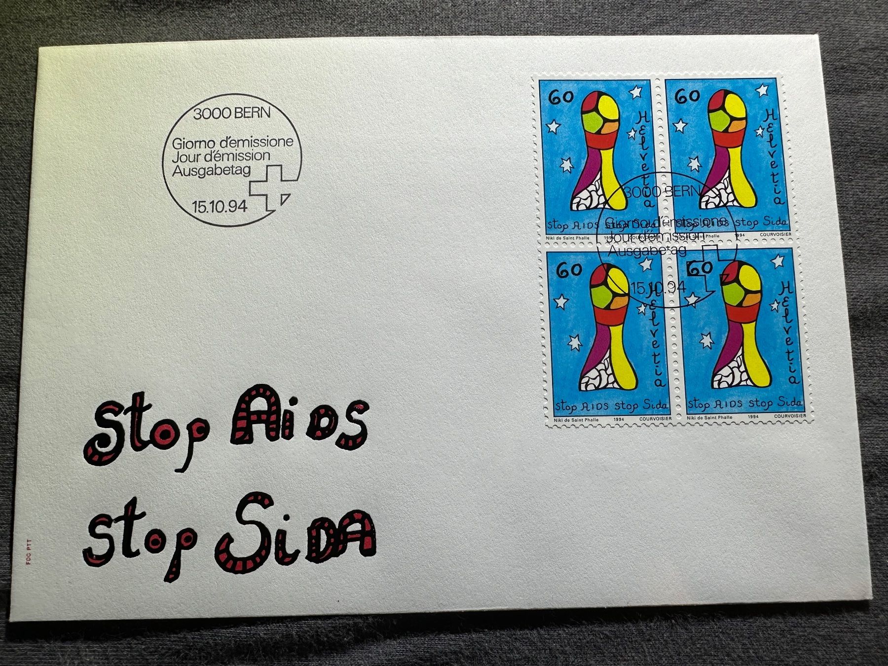 Tutti i francobolli: 1994 FDC Ersttagumschlag Schweiz – Usato da Stettfurt venduto da 2442