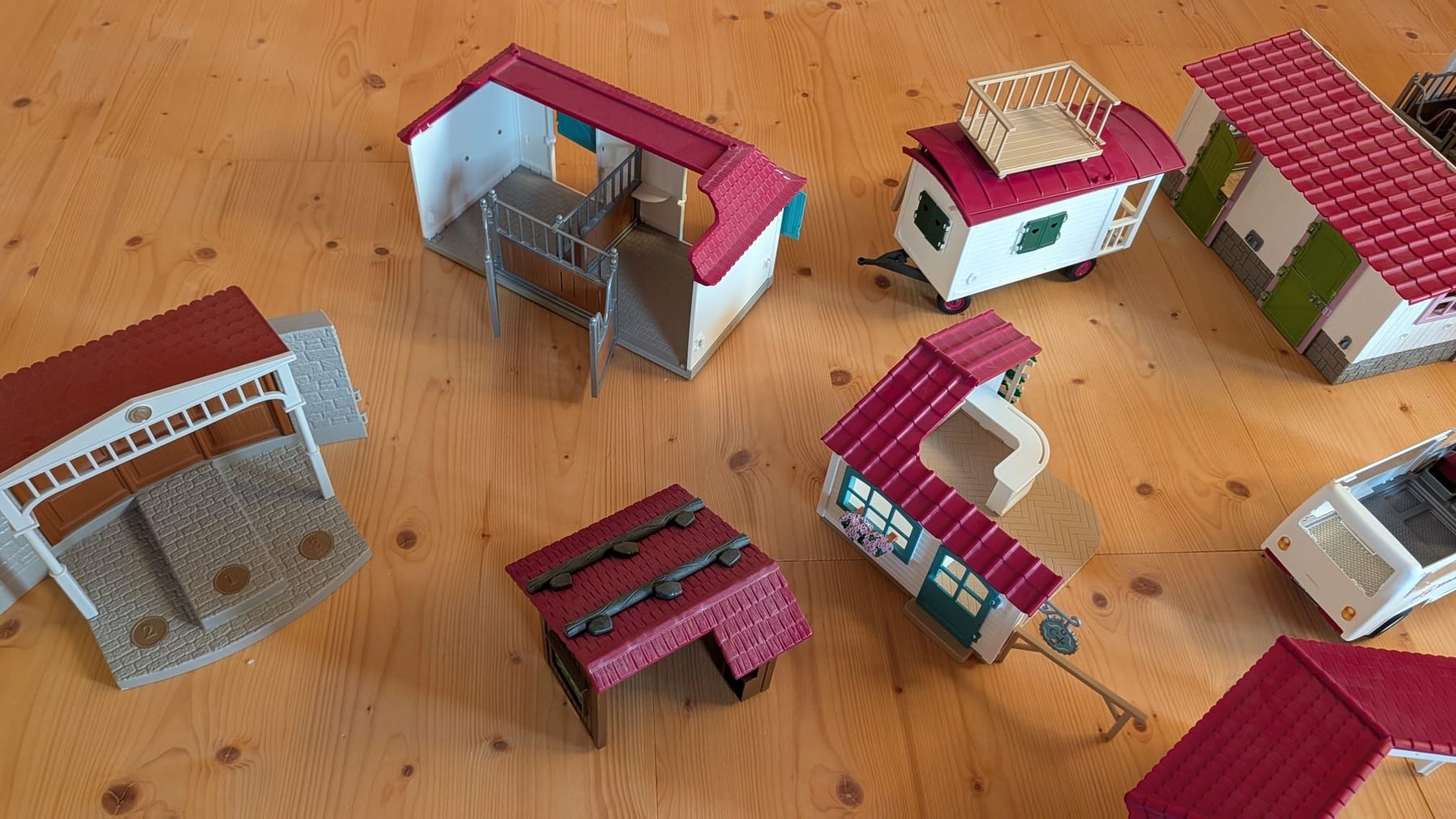 Schleich Giocattoli: XXL Paket Schleich Reiterhof – Usato da Lenzburg venduto da chriggiesmalls 1