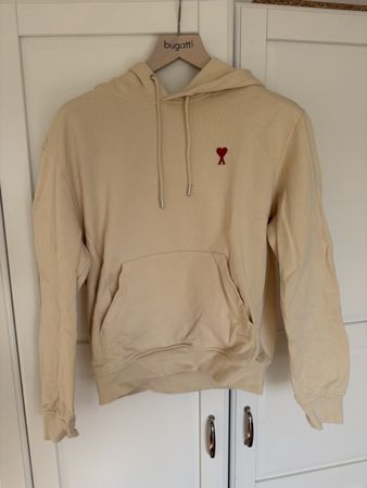 Ami Paris Hoodie beige mit Herz Logo guter Zustand