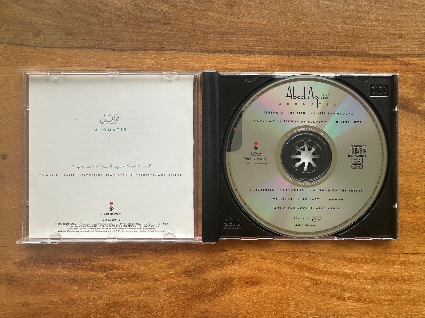 CD: Abed Azrié - Aromates (CD) Folk – Usato da Horgen venduto da flyingpenguin2000 1