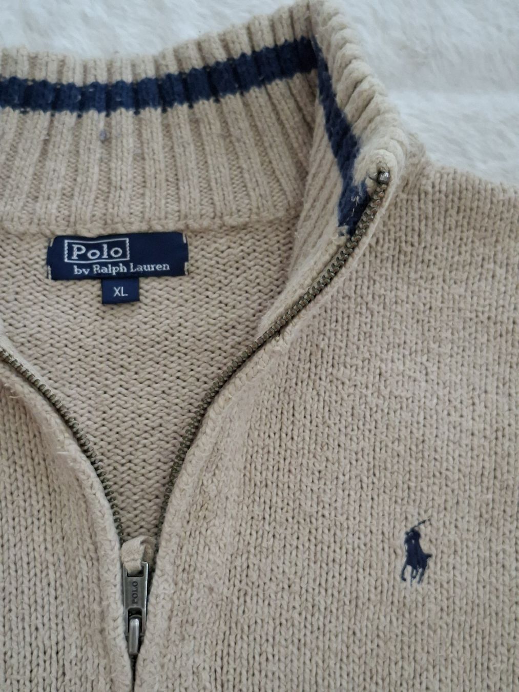 Ralph Lauren Maglioni & Felpe: Pull Ralph Lauren  beige zippé – Usato da Renens VD venduto da ser_j2fn 2