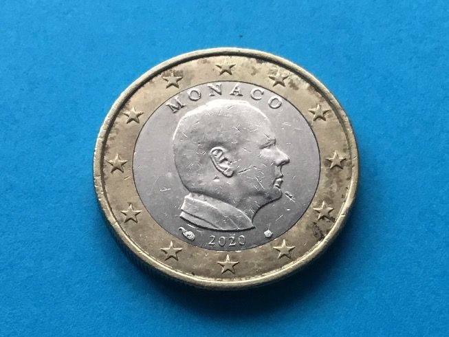 Tutti le monete: 1 Euro Monaco 2020 Prinz Albert – Usato da St. Margrethen SG venduto da alfapeugeot10