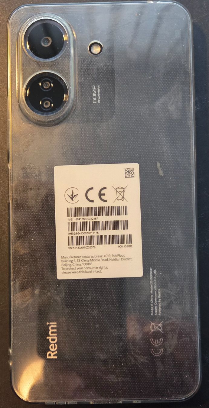 Telefoni cellulari / Smartphones: Handy REDMI 13C – Usato da Heimberg venduto da hpr-47 1