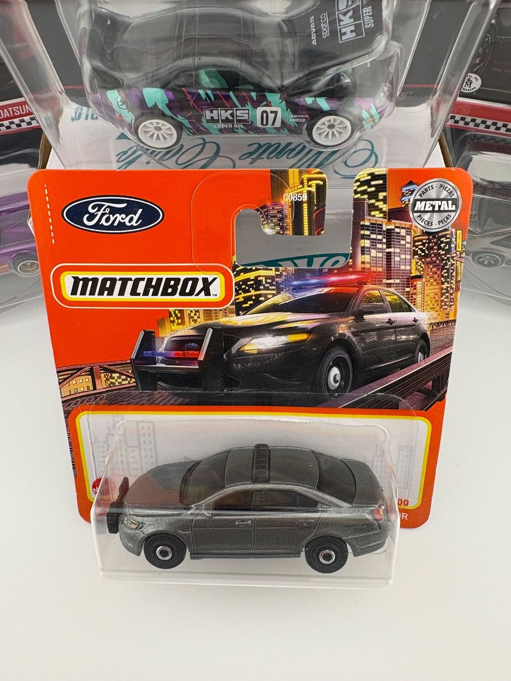 Matchbox Modellautos: Matchbox Ford Police Interceptor - 2021 - 95/100 – Neu und originalverpackt aus Flawil von HeisseReifen 1