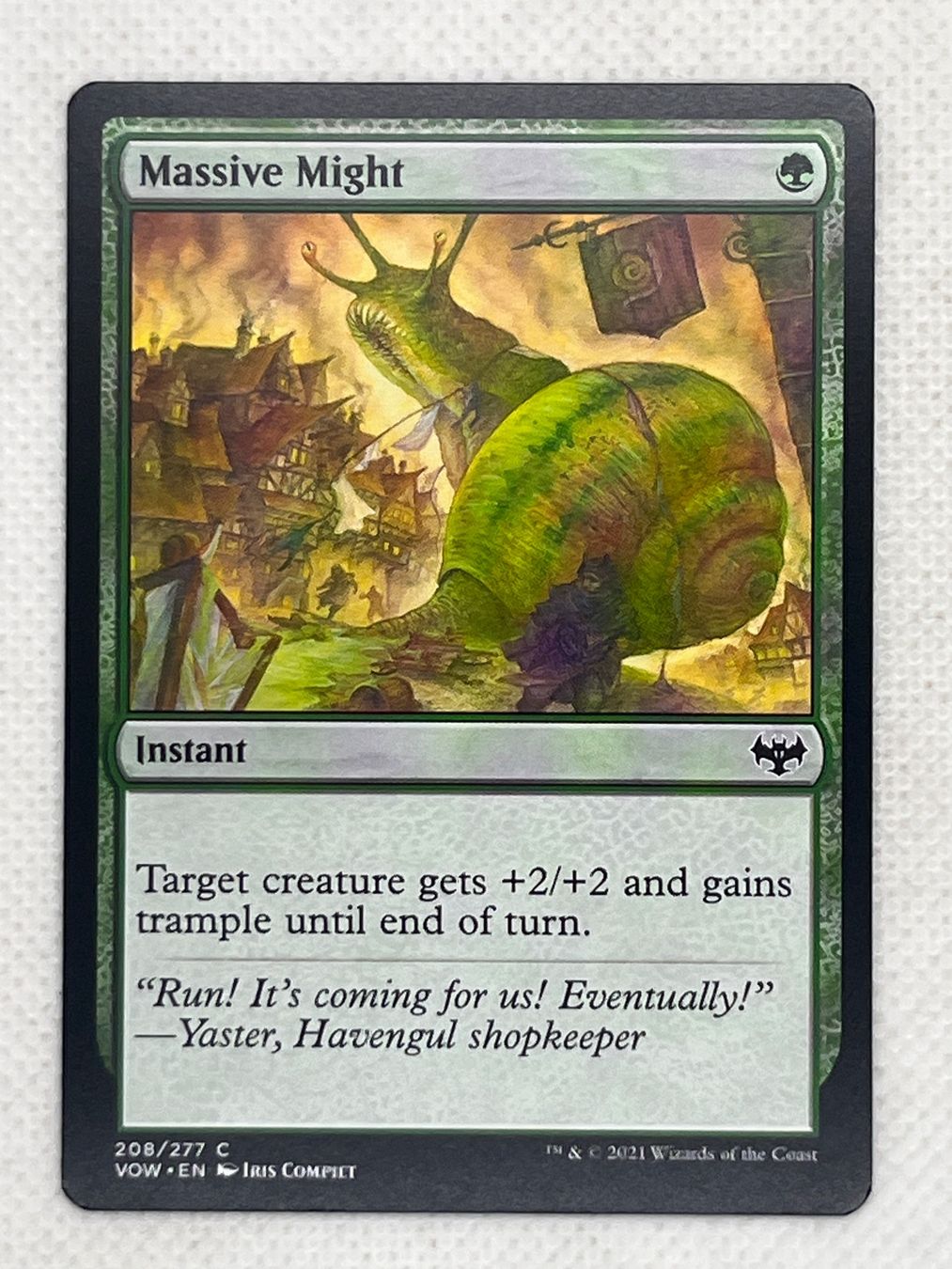Magic The Gathering Carte collezionabili: Magic: The Gathering - Massive Might - VOW – Usato da Hinterkappelen venduto da Kim1992