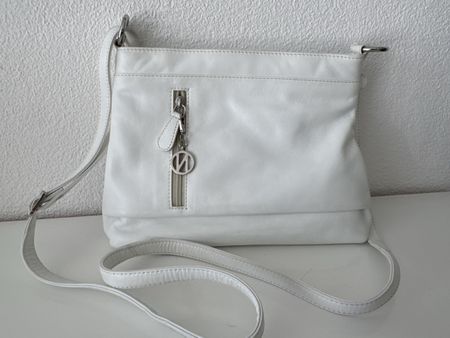 Weisse Handtasche aus Leder - Sommer Must-Have!