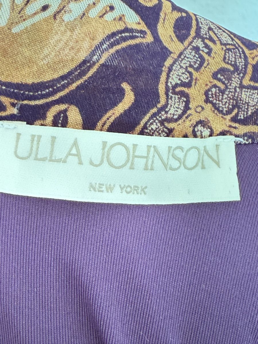 Vestiti: ULLA JOHNSON Wilhemina gathered printed stretch-jersey mini  – Nuovo e nell'imballaggio originale da Versoix venduto da pen_6hgs 2