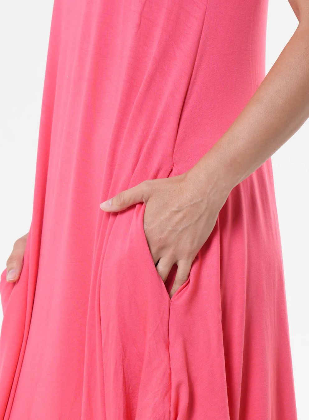 Kleider: Ärmelloses Baumwollkleid in rosa - Handmade – Neu und originalverpackt aus Zürich von Naebeli 5