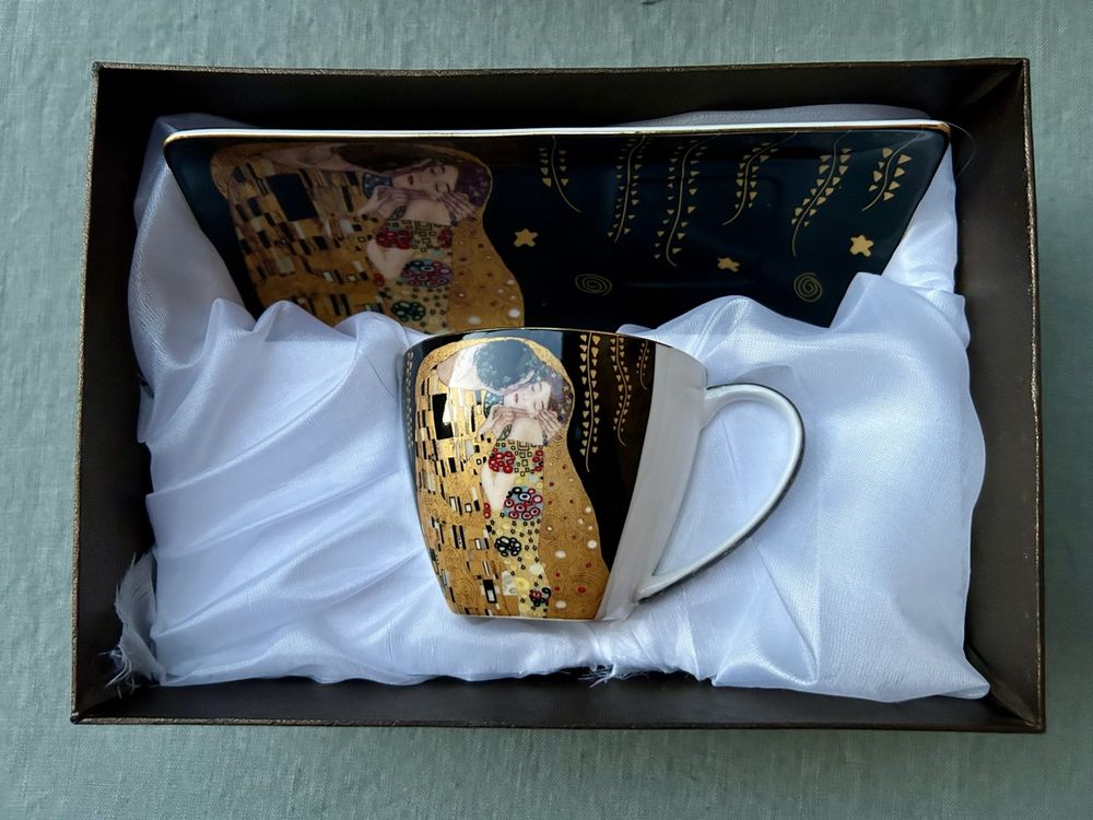 Mug Gustav Klimt « The Garden » - Céramique - Avec Boîte Cadeau - Neuf - Fabriqué En France