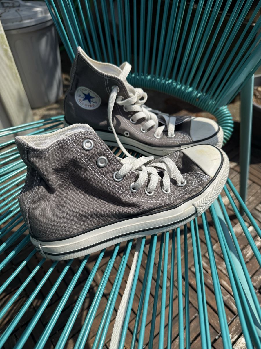 Converse Herrenschuhe: Converse All Stars Chucks Gr. 4 / 36.5 Grau – Gebraucht aus Russikon von Leks4 1