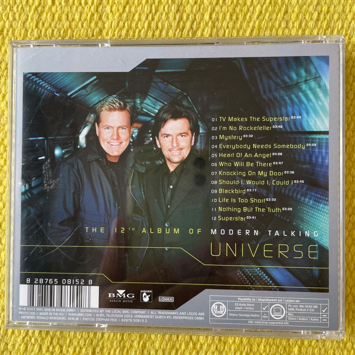 CD: MODERN TALKING-UNIVERSE – Usato da Rorschacherberg venduto da CD-Roli 1