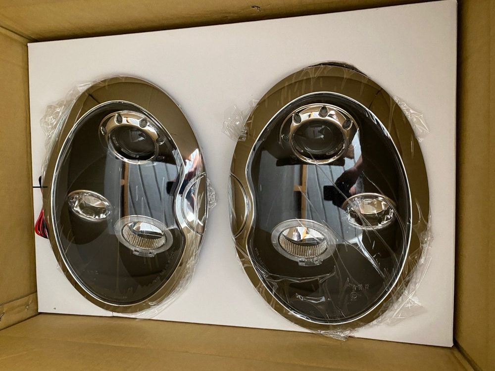 LED Angel Eyes Scheinwerfer Mini Cooper R50 R52 R53 (Neuf avec ...