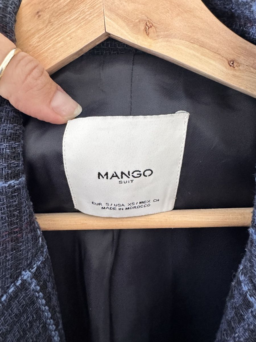 Mango Cappotti: Mango Women's Plaid Wool-Blend Overcoat - Size S – Usato da Zürich venduto da Flao_78376 2