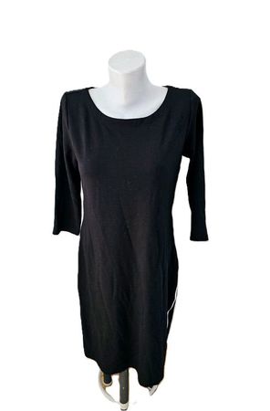 OPUS Business Kleid Gr. 40 schwarz mit Streifen