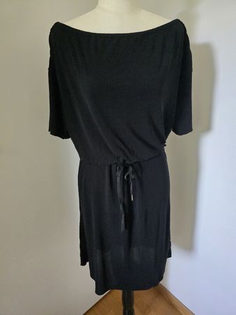 House of Dagmar Kleid Gr. S – Schwarz Viskose LBD Scandi