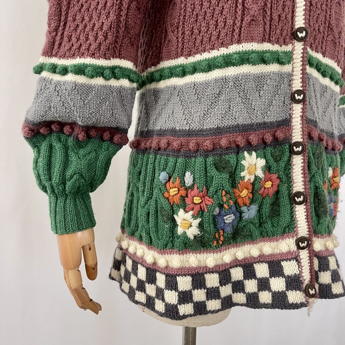 Maglioni & Felpe: WOLKENSTRICKER Handwoven Embroided Cardigan – Nuovo (secondo la descrizione) da Emmen venduto da Avviivva_Com2023 2
