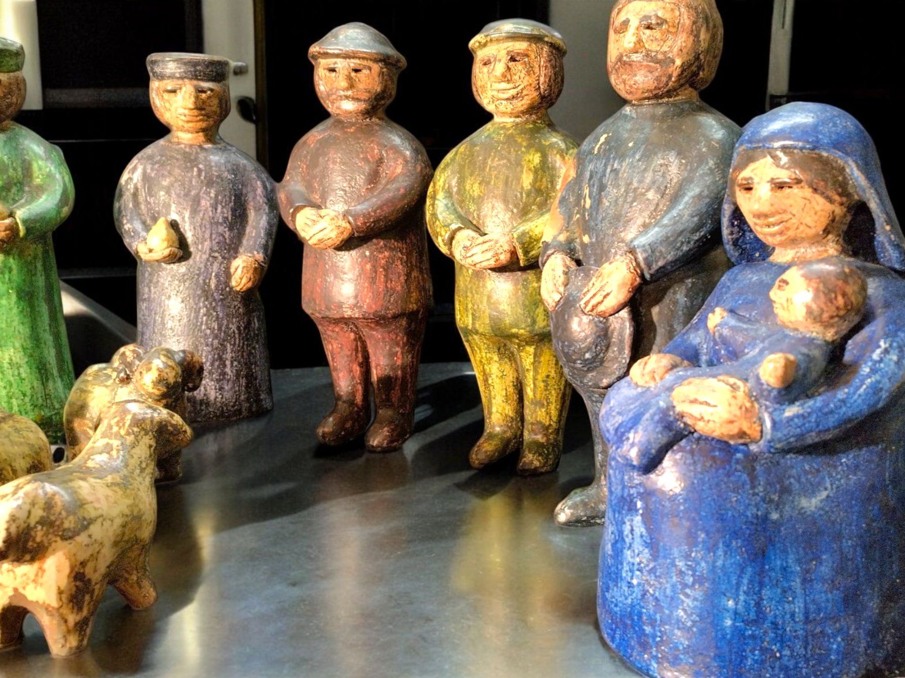Sculture & Statue: Ueli Schmutz - Weihnachtskrippe Keramik – Usato da Zürich venduto da Zuerichparis08 7