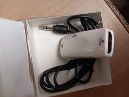 HDMI weiblich zu VGA Adapter Konverter Full HD 1080P m audio