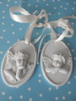 klassisches Engel Paar - shabby chic - Emblem - NEU Raffael