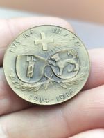 Alte Schweizer Medaille FÜS K.P. III / 80. 1914-1918 Top