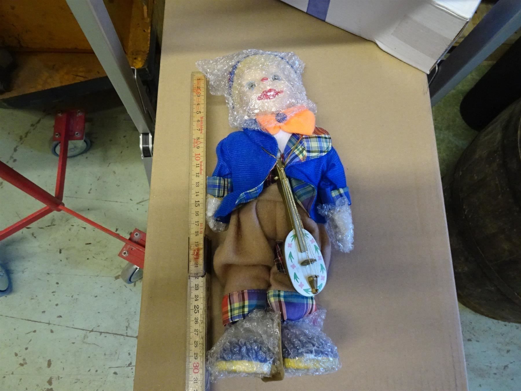 Statuette: Clown Mandoline musik-Spieluhr – Nuovo e nell'imballaggio originale da Necker venduto da liq24 5