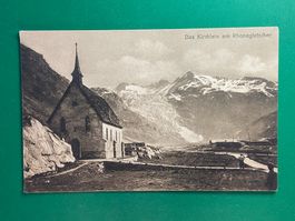 Carl Künzli-Tobler - Das Kirchlein am Rhonegletscher