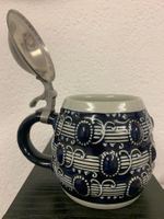 Bierkrug - Bierhumpen mit Zinndeckel