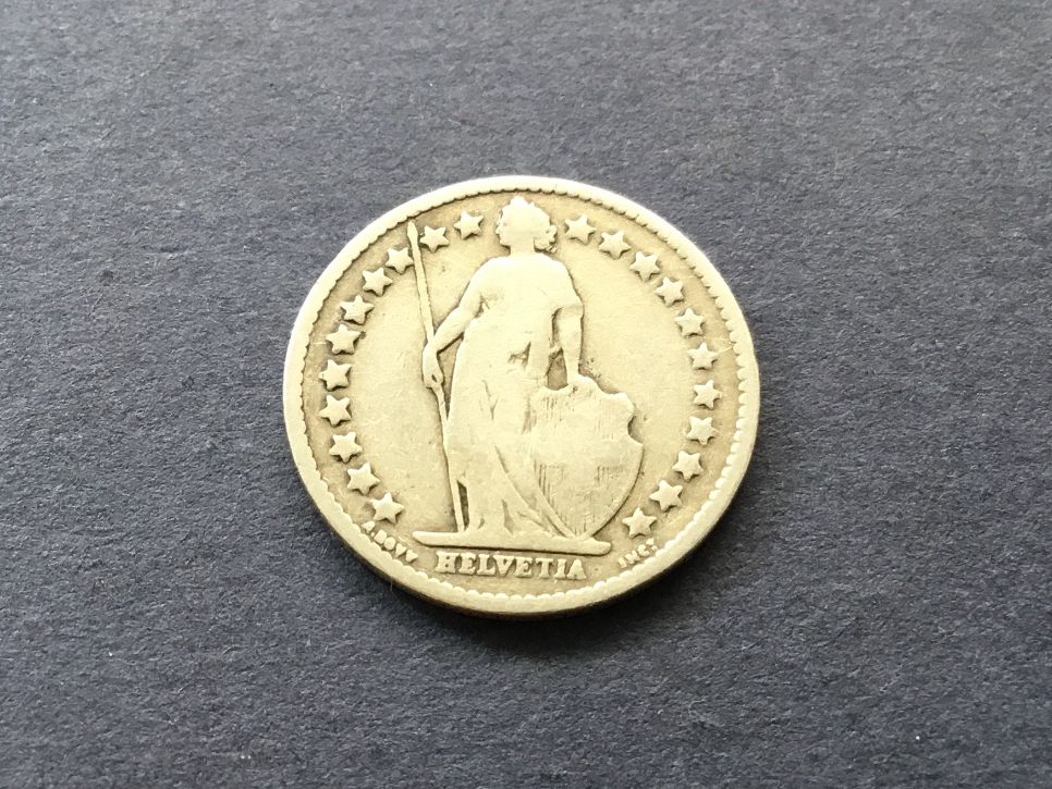 Tutti le monete: 50 Rappen 1910 – Usato da St. Margrethen SG venduto da alfapeugeot10 1