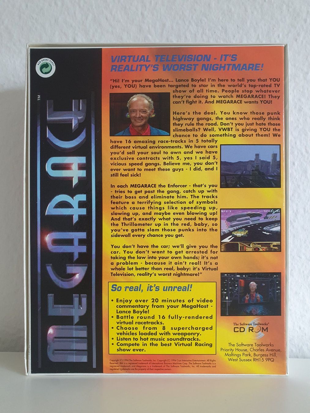 Giochi: PC Game MegaRace (1993) Big Box – Usato da Greifensee venduto da perfectioN88 3