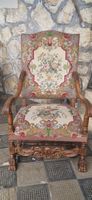 Fauteuil Gobelin ancien Louis XV