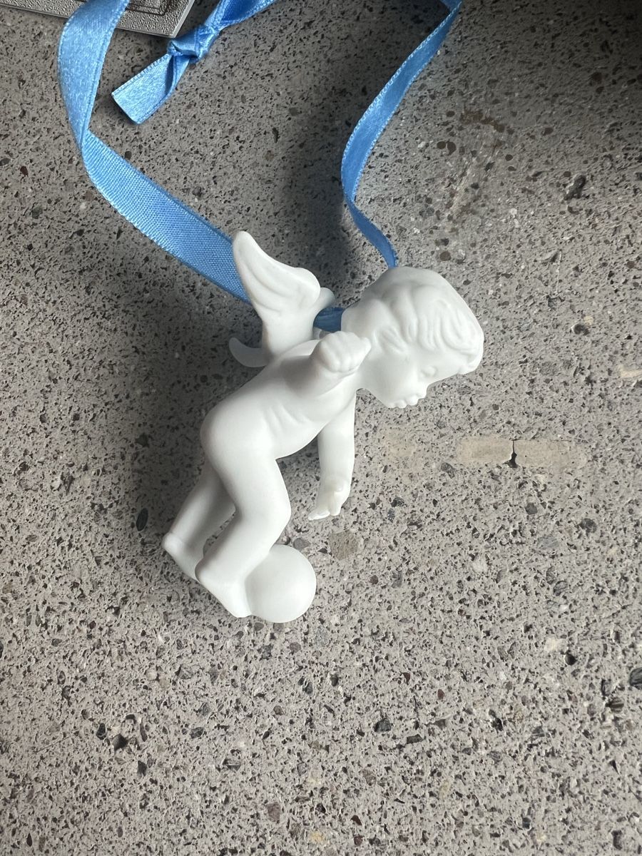 Rosenthal Figuren: Rosenthal Schutzengel Fussball – Neu und originalverpackt aus Richterswil von Solemare47Nicole 1